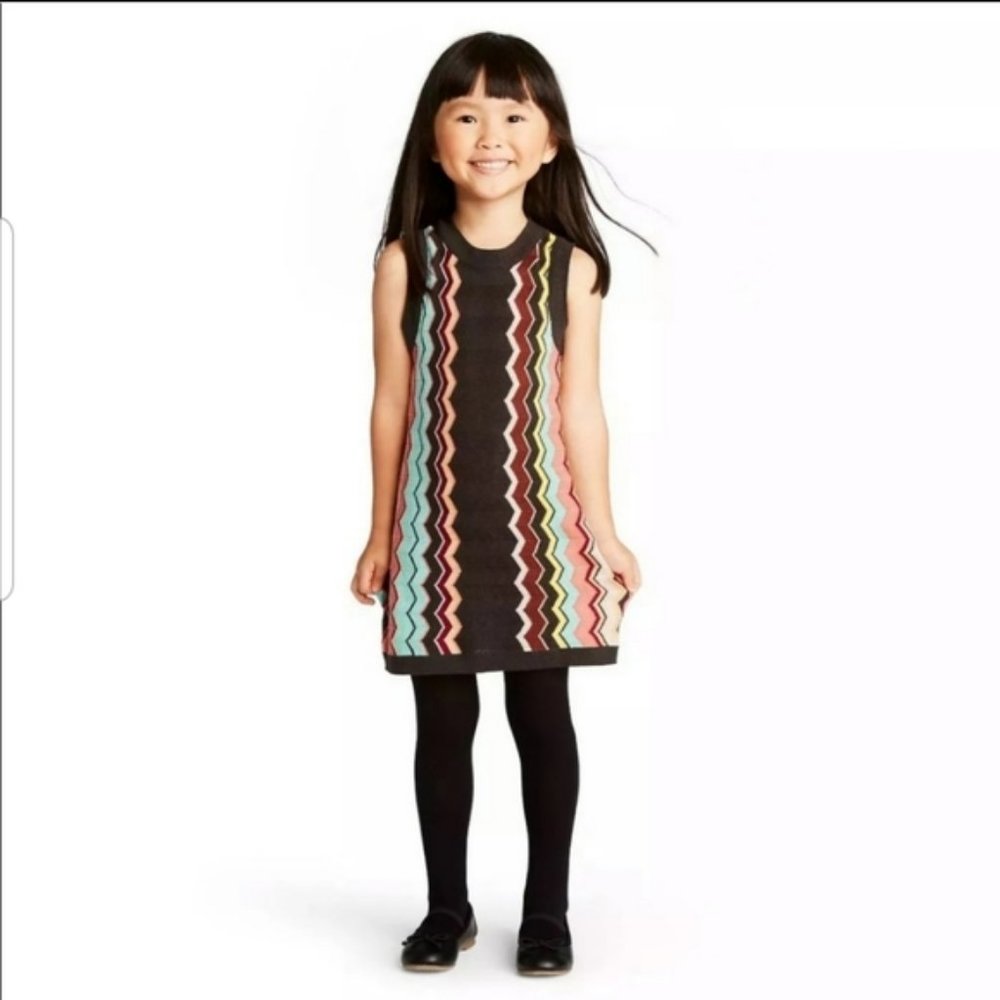 MISSONI FOR TARGET Zig Zag Patterned Knit Shift Dress